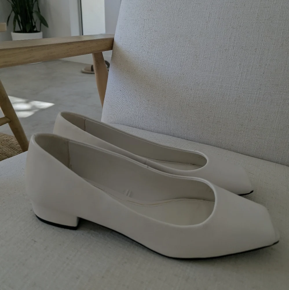 MANGO Open-toe Leather Shoes - Picture 8 of 10